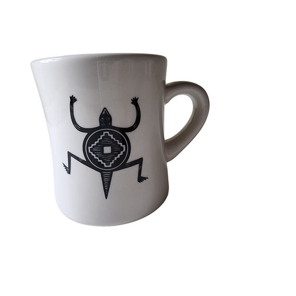 PIPESTONE "Ancient Mimbrano Indian" Coffee Mug Turtle - Picture 1 of 7
